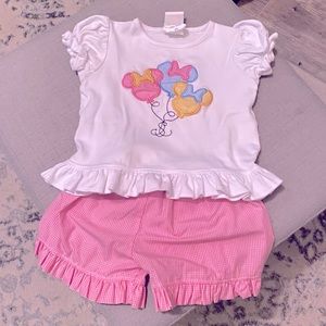 Girls Minnie mouse balloon outfit
